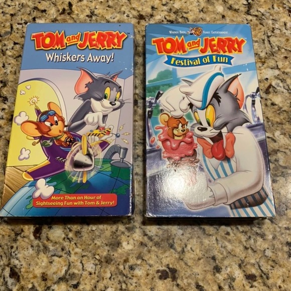 Warner Bros. Media Tom And Jerry Vhs Bundle Poshmark